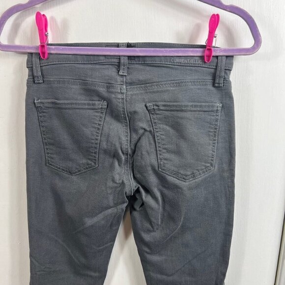 Current/Elliott THE STILETTO SKINNY JEAN gray ankle length - Picture 8 of 11